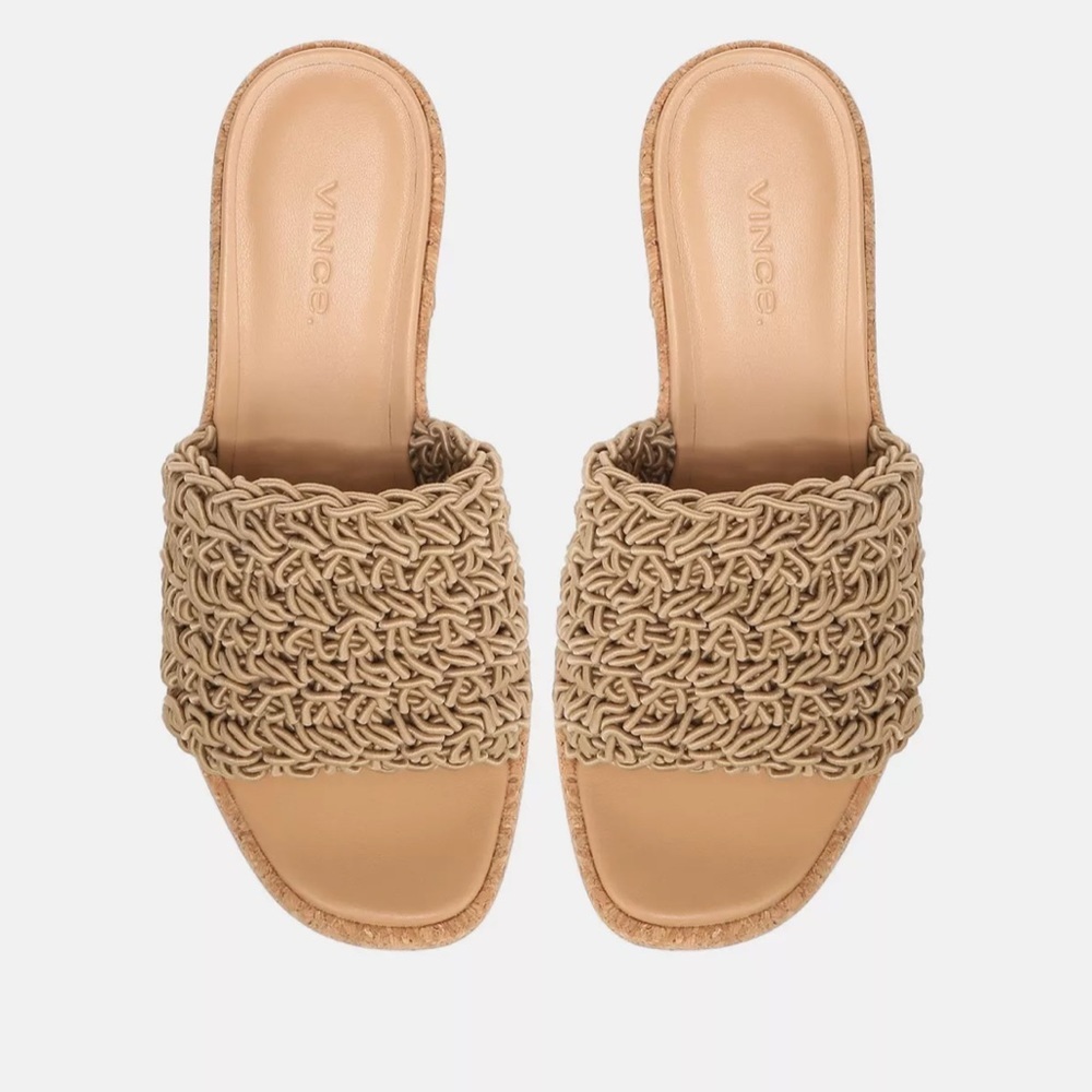 Vince Nicki Crochet Platform Sandal - Picture 13 of 15